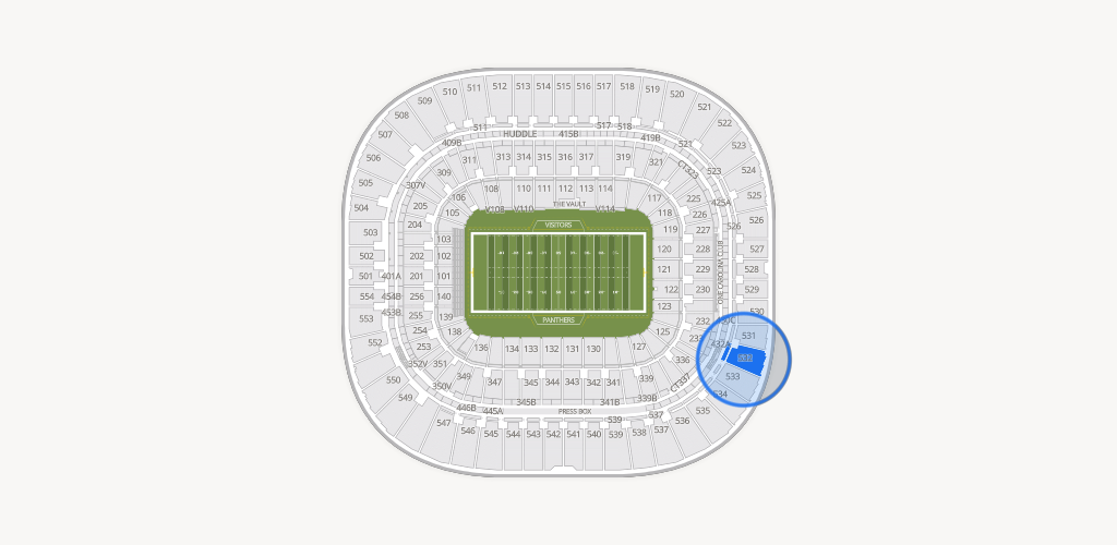 Bank of America Stadium Seating Chart