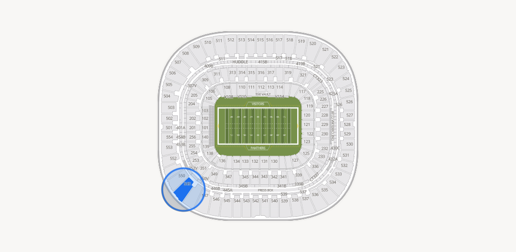 Bank of America Stadium Seating Chart
