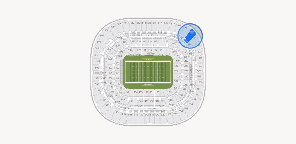 Bank of America Stadium Seating Chart