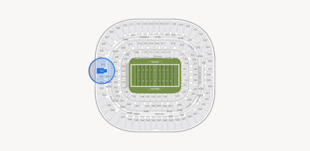 Bank of America Stadium Seating Chart