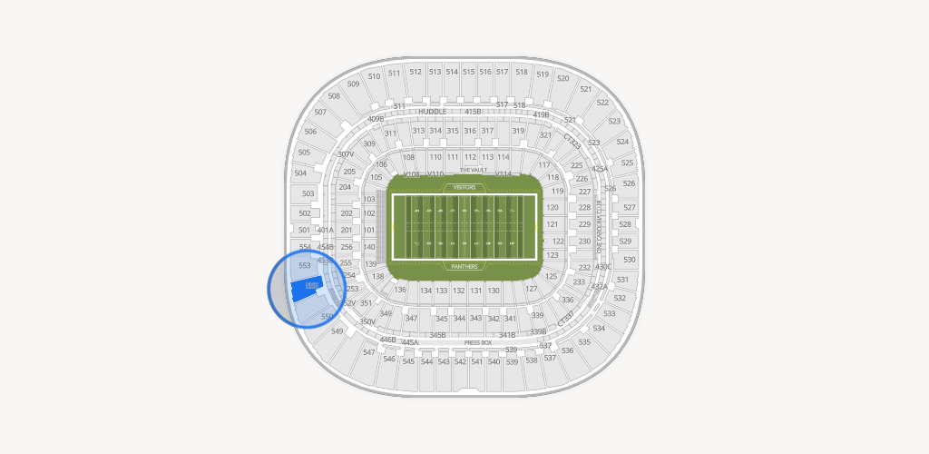 Bank of America Stadium Seating Chart