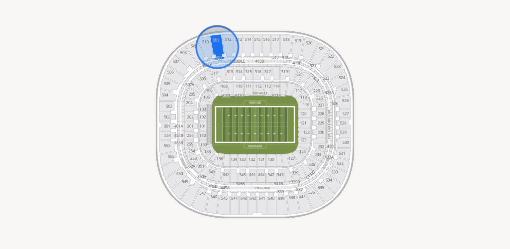 Bank of America Stadium Seating Chart