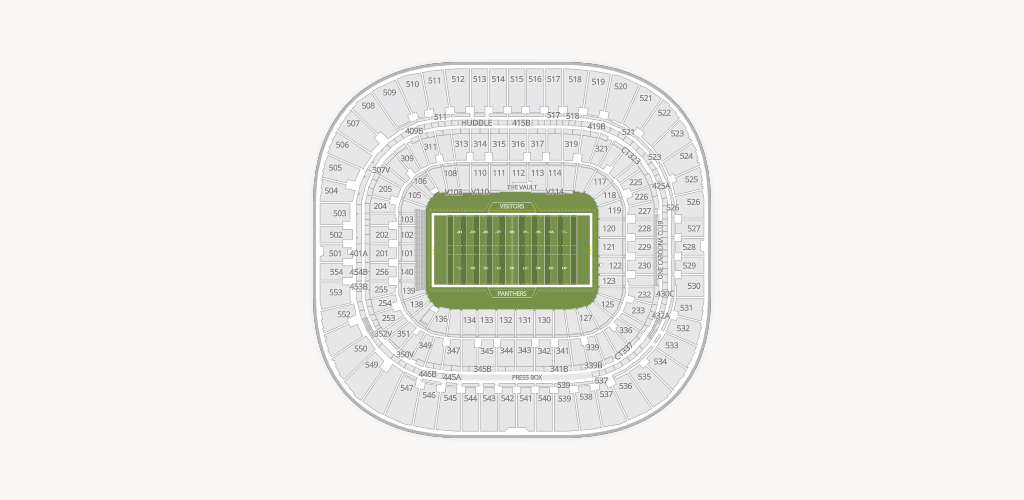 Bank of America Stadium Seating Chart