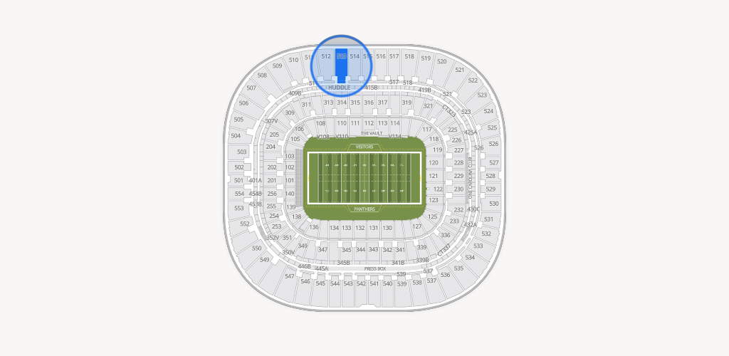 Bank of America Stadium Seating Chart