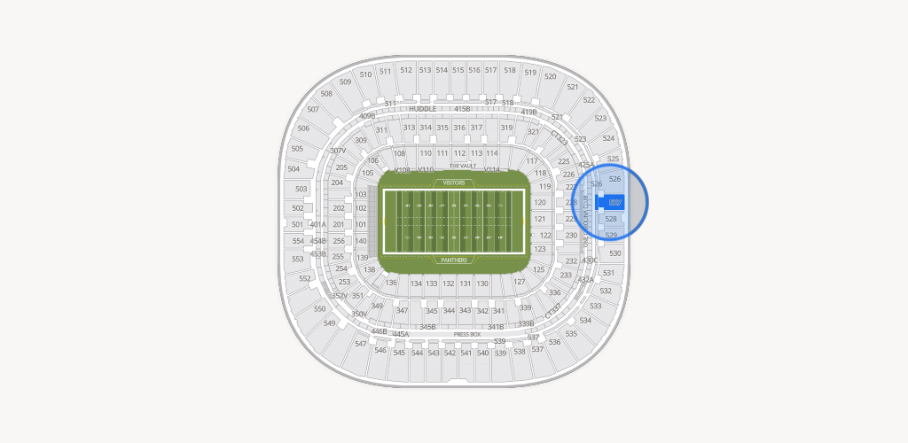 Bank of America Stadium Seating Chart