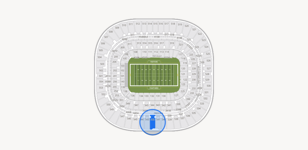 Bank of America Stadium Seating Chart