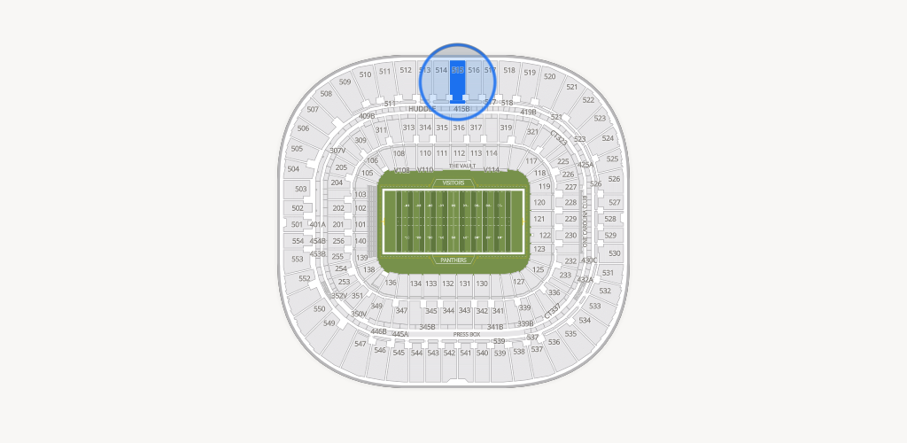 Bank of America Stadium Seating Chart