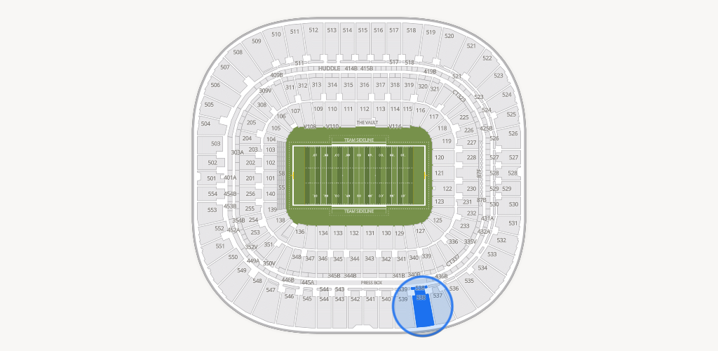 Bank of America Stadium Seating Chart
