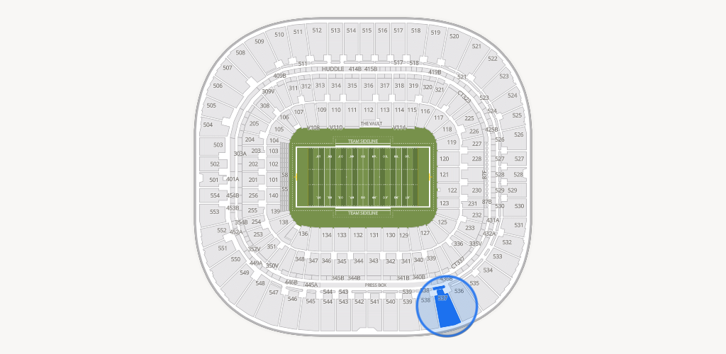 Bank of America Stadium Seating Chart