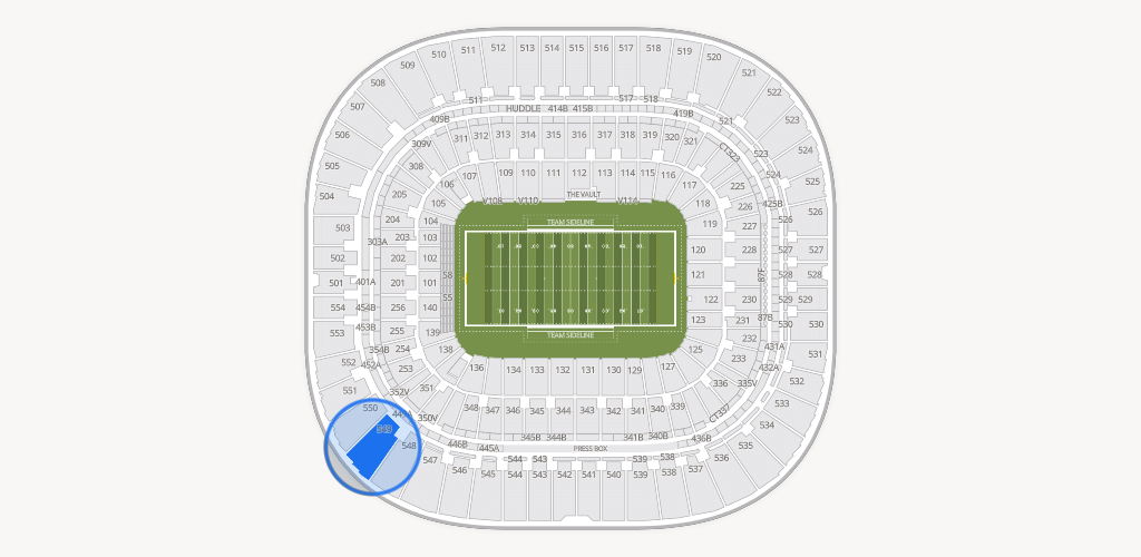 Bank of America Stadium Seating Chart