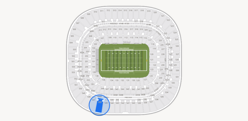 Bank of America Stadium Seating Chart