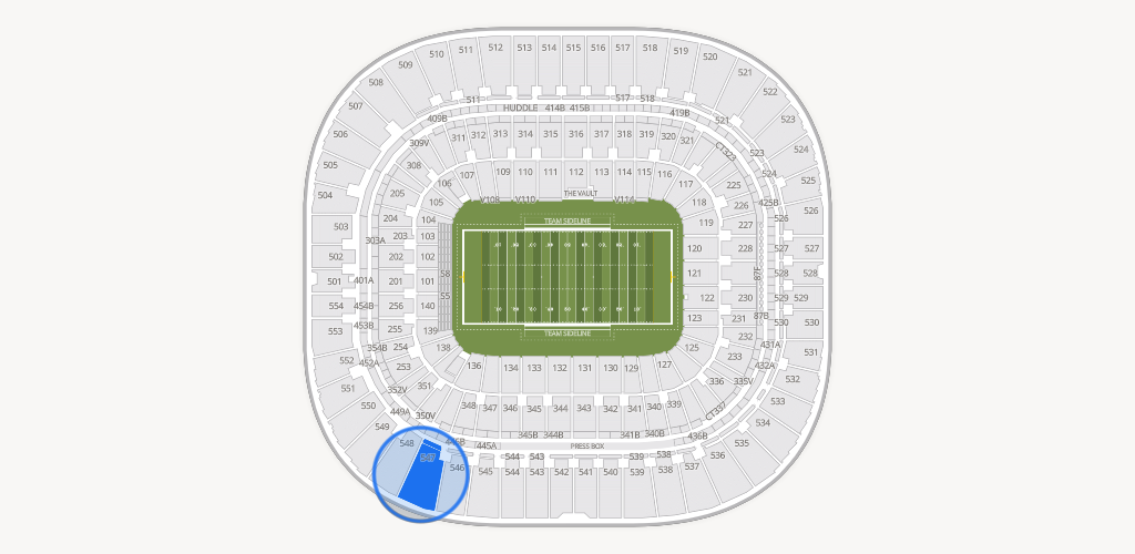 Bank of America Stadium Seating Chart