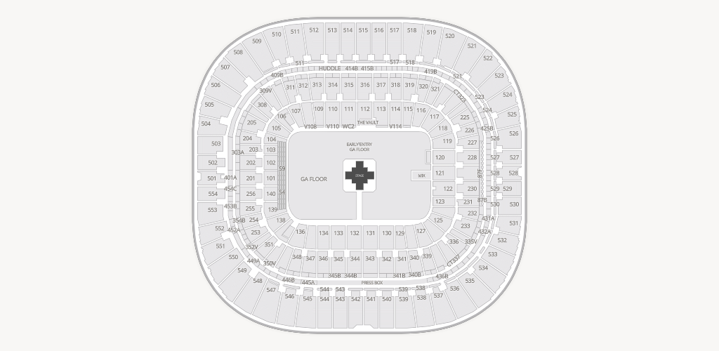 Bank of America Stadium Seating Chart