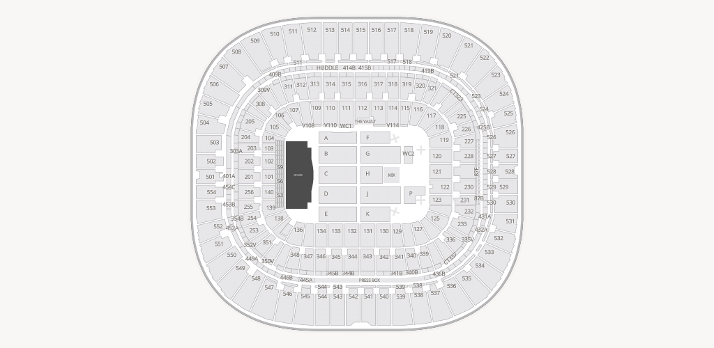 Bank of America Stadium Seating Chart