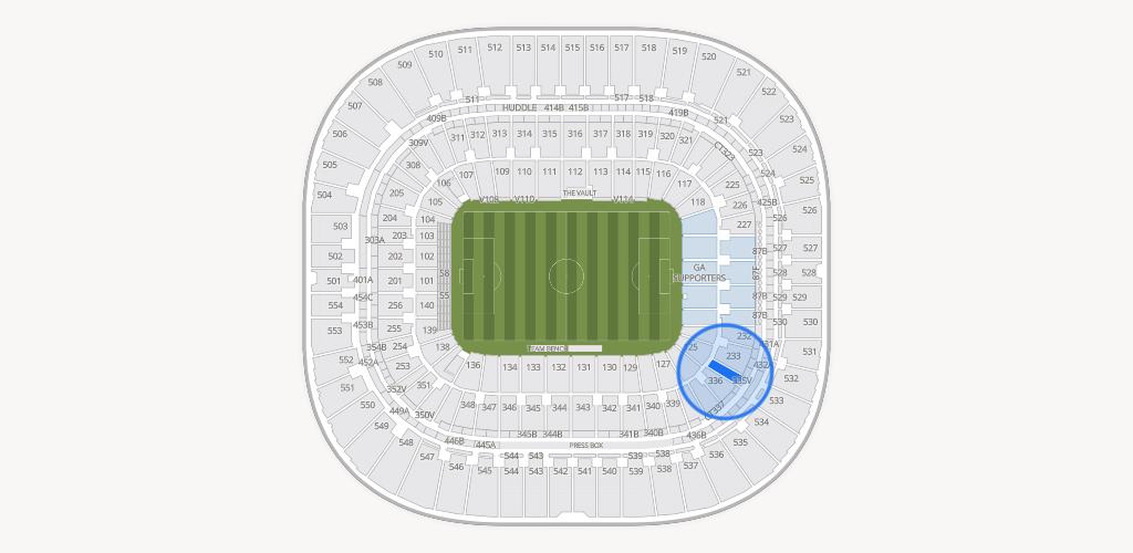 Bank of America Stadium Seating Chart