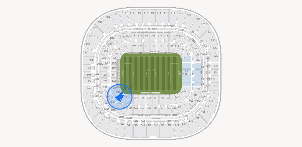 Bank of America Stadium Seating Chart