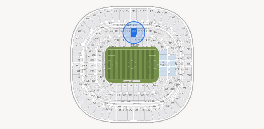 Bank of America Stadium Seating Chart
