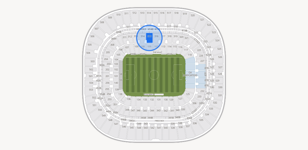 Bank of America Stadium Seating Chart