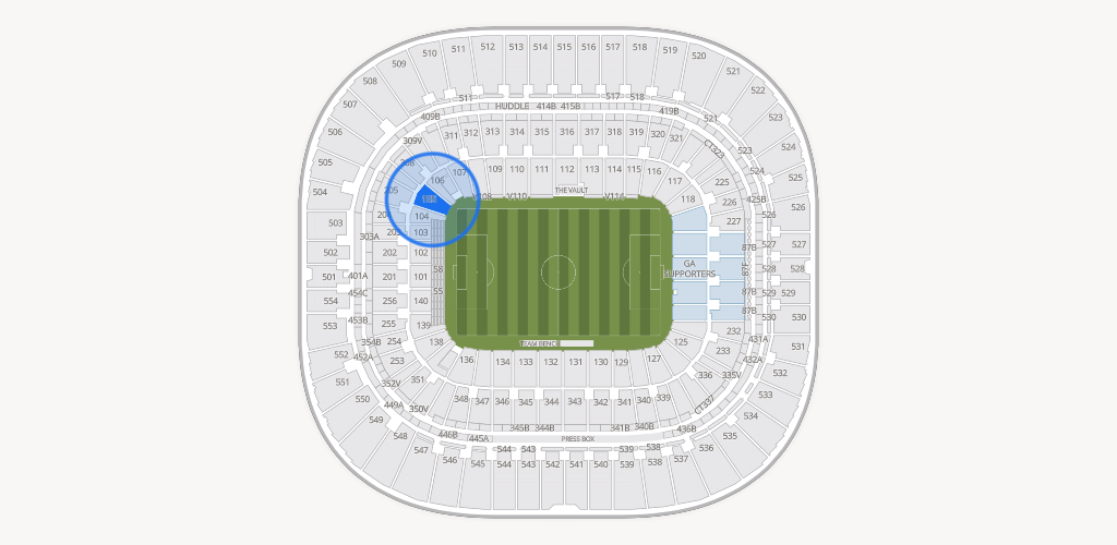 Bank of America Stadium Seating Chart