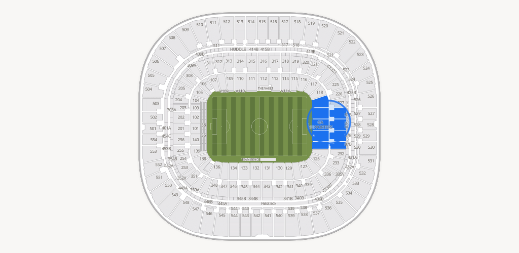 Bank of America Stadium Seating Chart