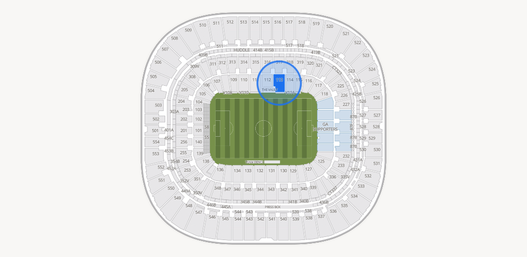 Bank of America Stadium Seating Chart