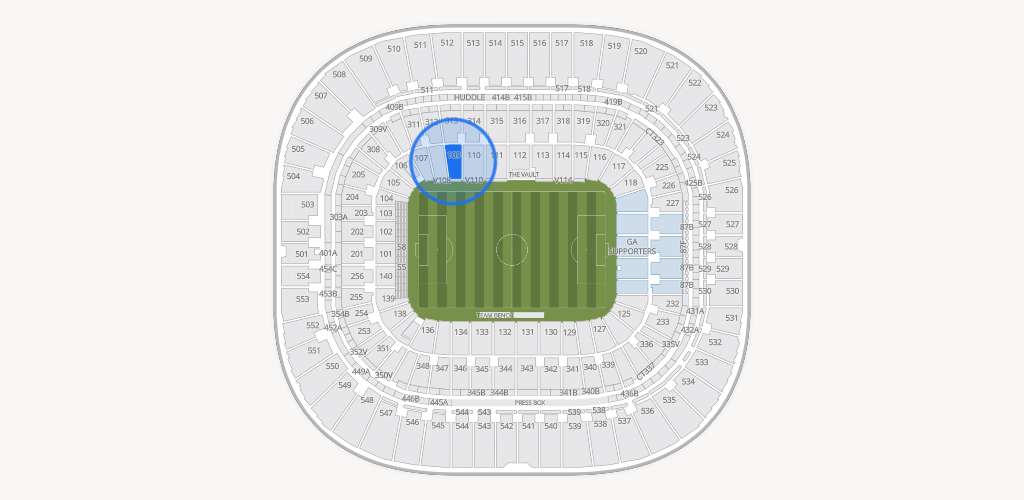 Bank of America Stadium Seating Chart
