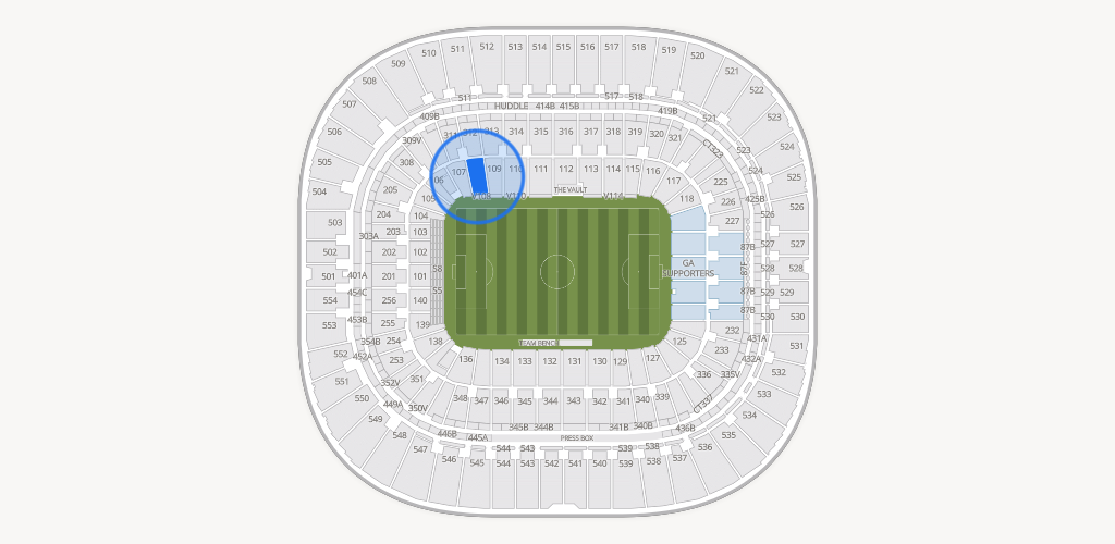 Bank of America Stadium Seating Chart