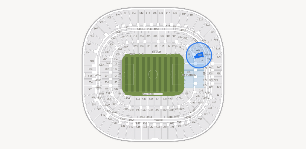 Bank of America Stadium Seating Chart