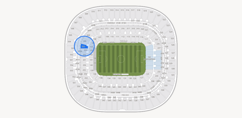 Bank of America Stadium Seating Chart