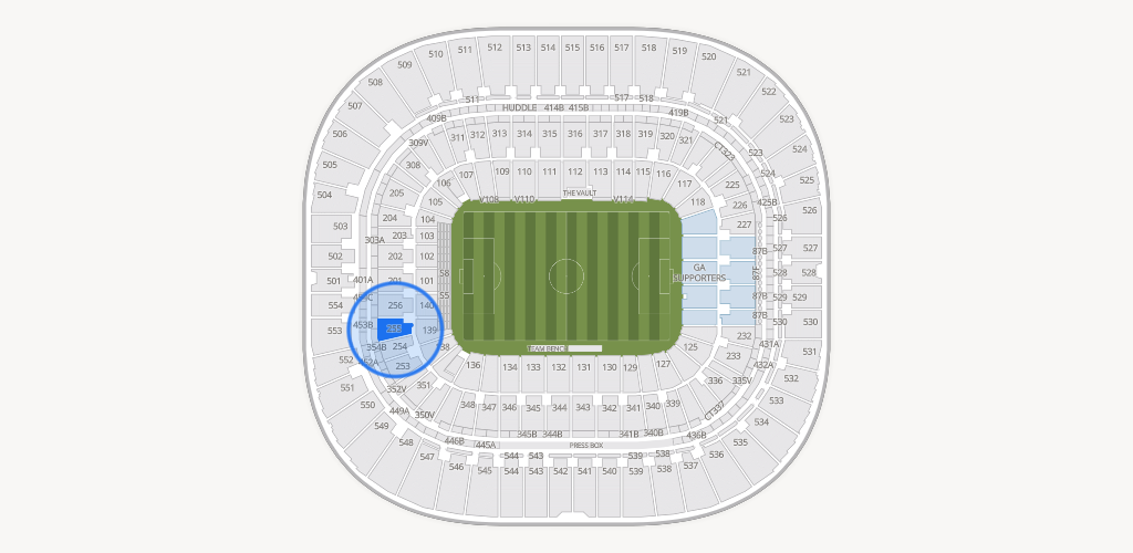 Bank of America Stadium Seating Chart