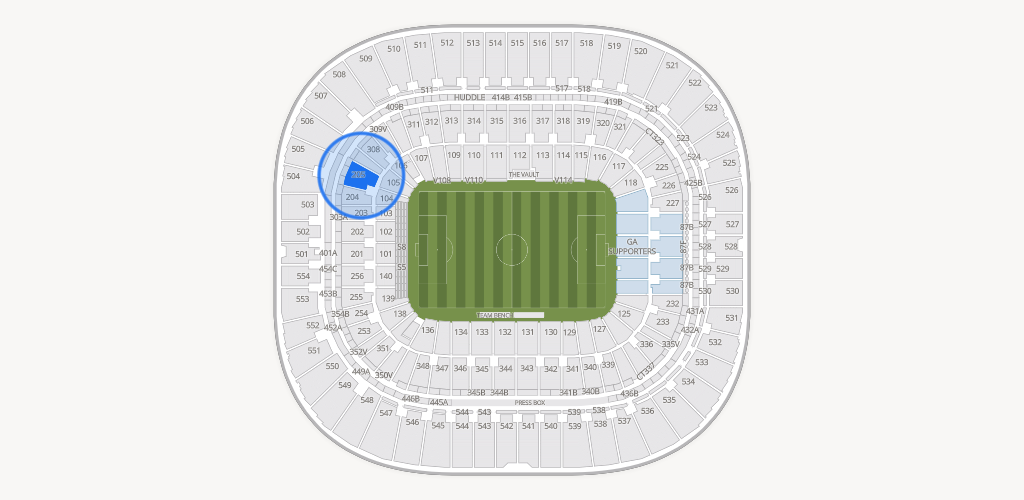Bank of America Stadium Seating Chart