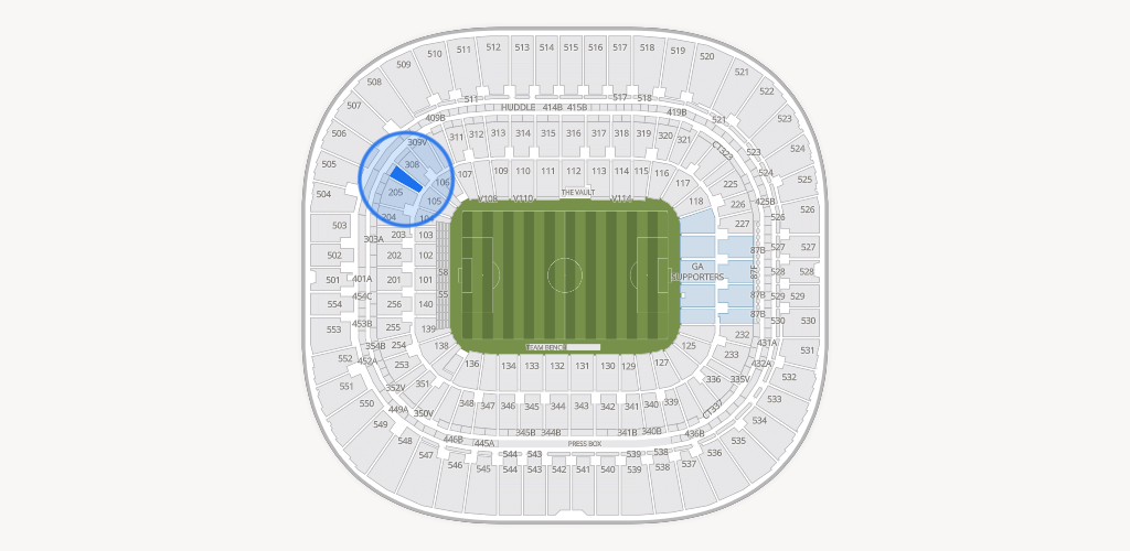 Bank of America Stadium Seating Chart