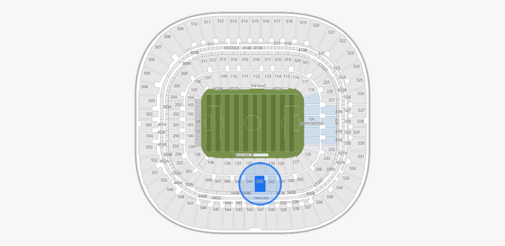 Bank of America Stadium Seating Chart