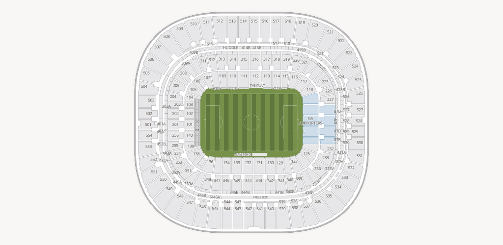 Bank of America Stadium Seating Chart