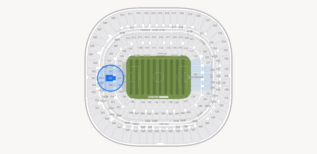 Bank of America Stadium Seating Chart