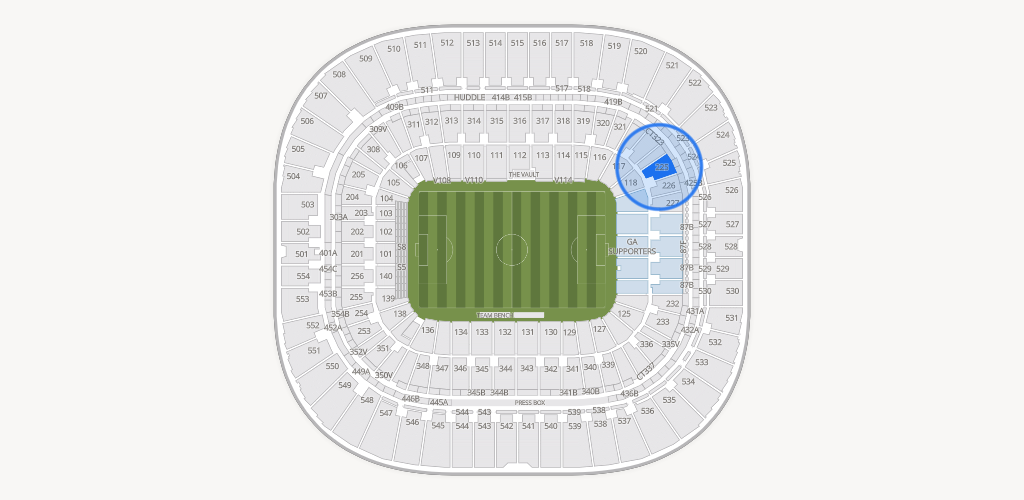 Bank of America Stadium Seating Chart