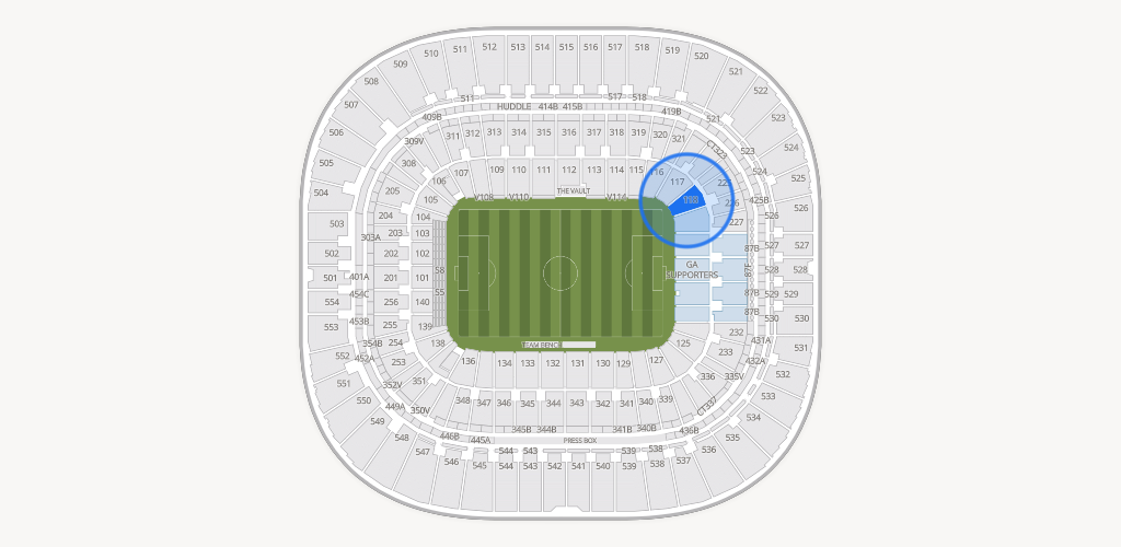 Bank of America Stadium Seating Chart