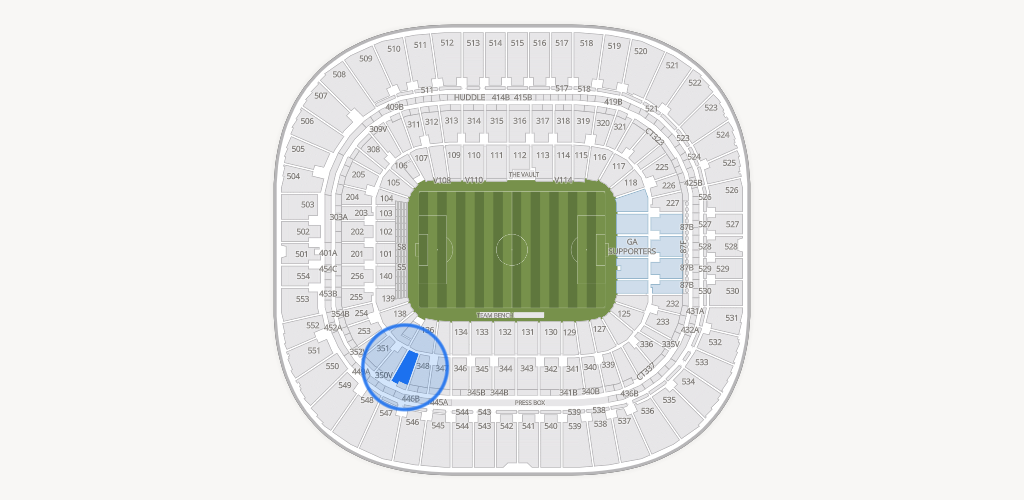 Bank of America Stadium Seating Chart