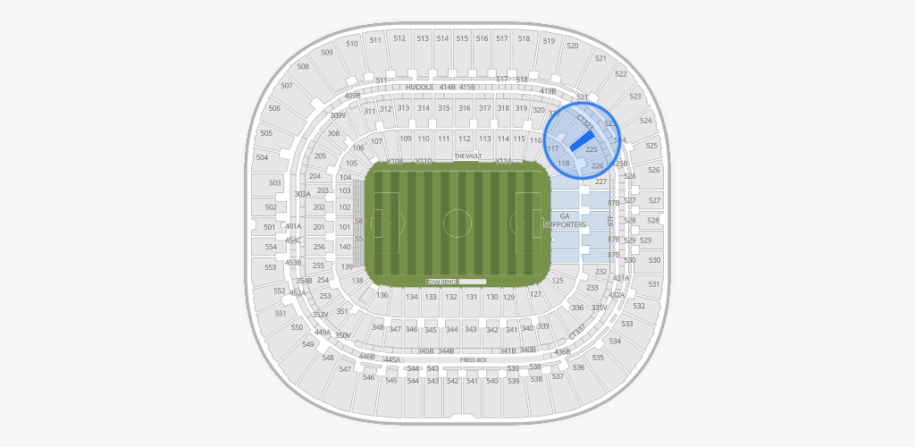 Bank of America Stadium Seating Chart
