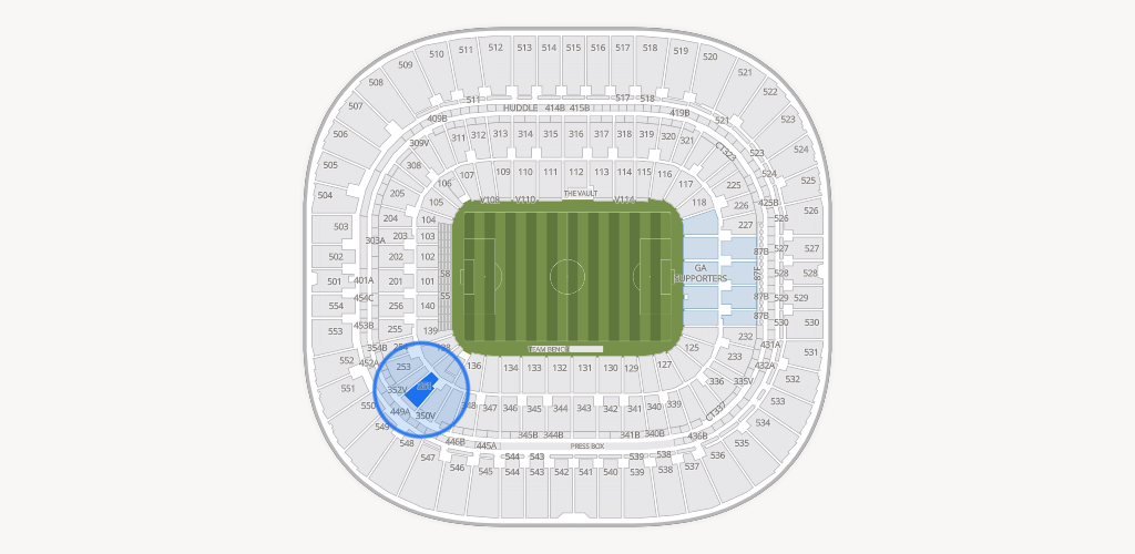 Bank of America Stadium Seating Chart