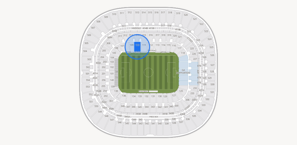 Bank of America Stadium Seating Chart