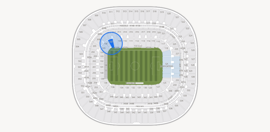 Bank of America Stadium Seating Chart