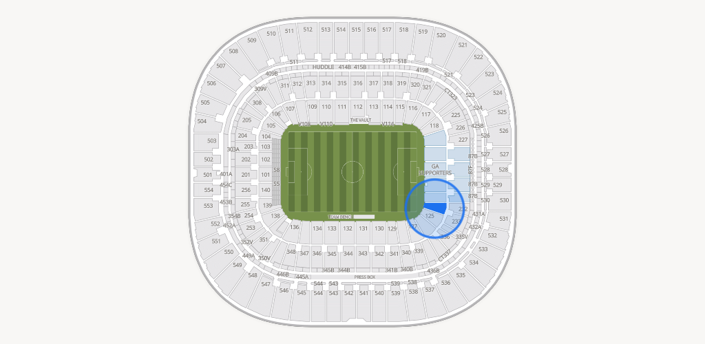 Bank of America Stadium Seating Chart