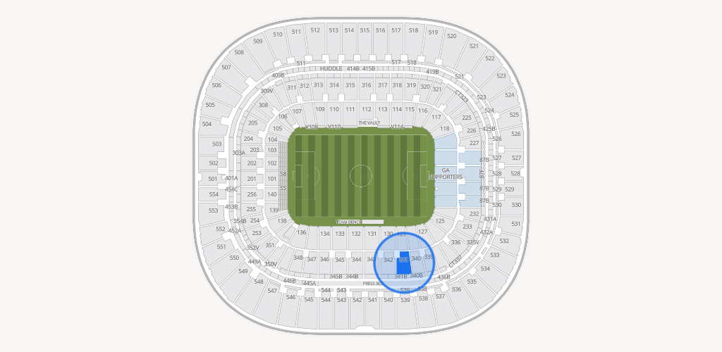 Bank of America Stadium Seating Chart