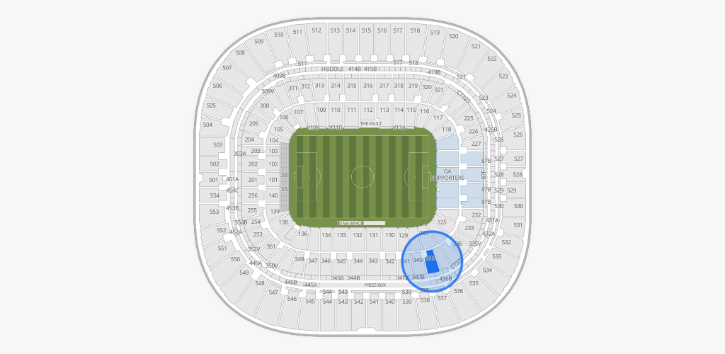 Bank of America Stadium Seating Chart