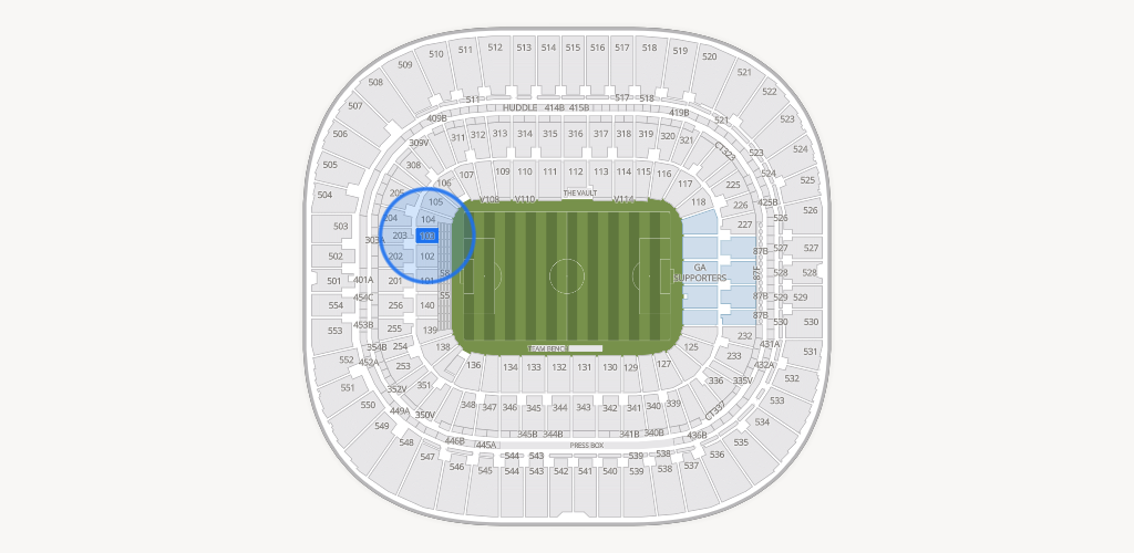 Bank of America Stadium Seating Chart