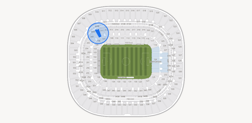 Bank of America Stadium Seating Chart