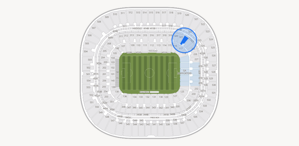 Bank of America Stadium Seating Chart