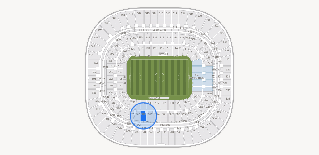 Bank of America Stadium Seating Chart