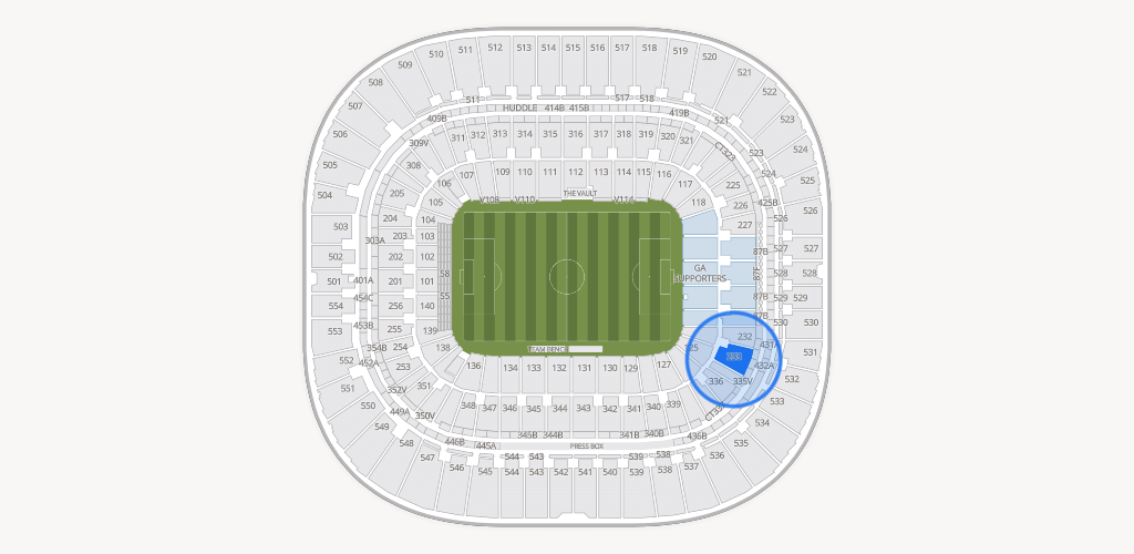 Bank of America Stadium Seating Chart